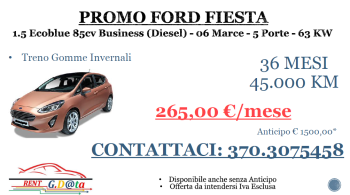 PROMO FORD FIESTA 1.5 Ecoblue 85 cv Business - Diesel