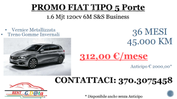 PROMO FIAT TIPO 1.6 MJet 120cv - Business